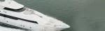 Motor Yacht Crystal Lady underway in ocean